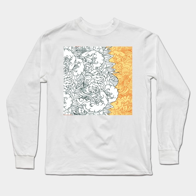 Second Waves Long Sleeve T-Shirt by fakeface